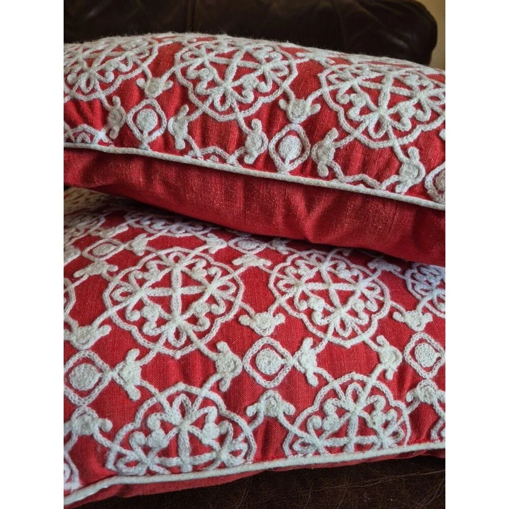 Envogue embroidered linen